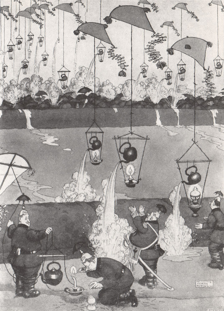 HEATH ROBINSON. Hague convention defied. The Tommy-Scalder. First World War 1973